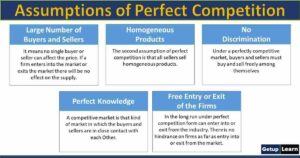 Assumptions of Perfect Competition