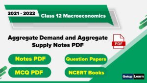 Aggregate Demand and Aggregate Supply Notes PDF