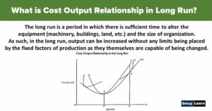 Cost Output Relationship in Long Run