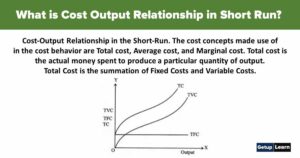 Cost Output Relationship in Short Run