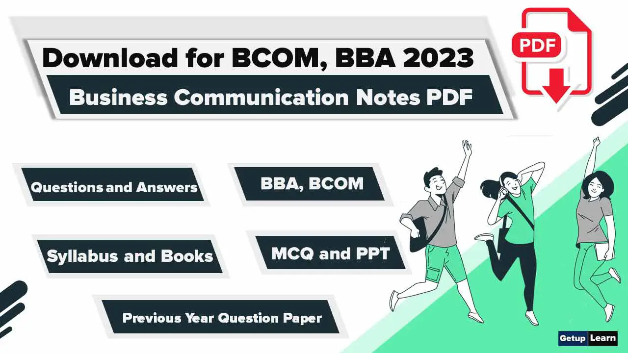 Business Communication Notes PDF