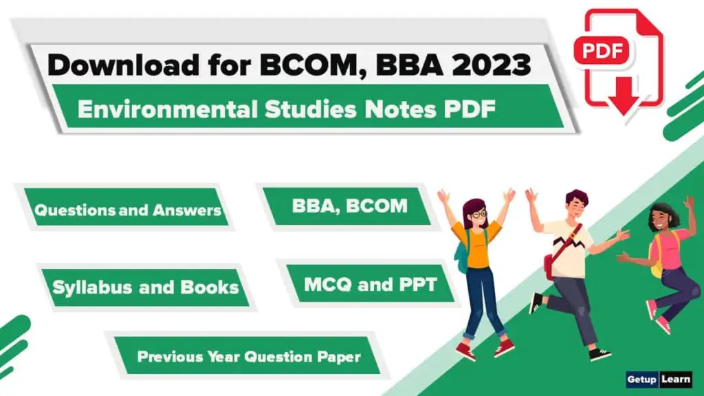 Environmental Studies Notes PDF