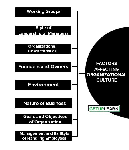 Factors Affecting Organizational Culture