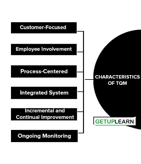 Characteristics of TQM